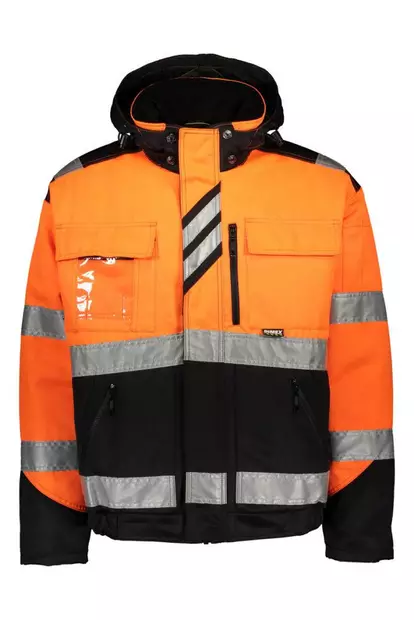 Dimex Turvatakki oranssi/musta - Dimex Työtakit - 60211-MT - 1