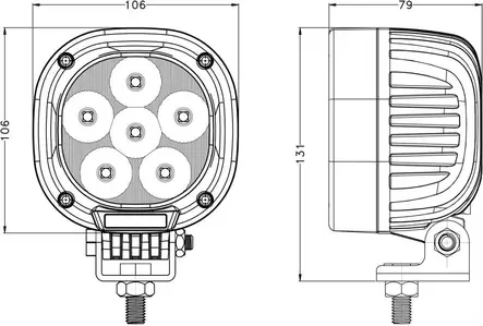 Led Työvalo Revon 90w/7200LM - Työvalot - RTV900 - 2