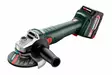 Metabo W18L9-125 Akkukulmahiomakone pkt 18V - Metabo Kulmahiomakoneet - 602247510 - 2