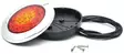 WAS Led-takavalo 150mm Kromi kehys Pinta/Uppo - Takavalot - 157980 - 2