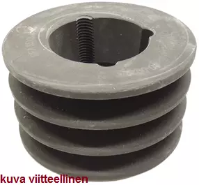 KIILAHIHNAPYÖRÄ A100/3/1610 - Kiilahihnapyörät 3-uraiset - SPA100-3-1610 - 1