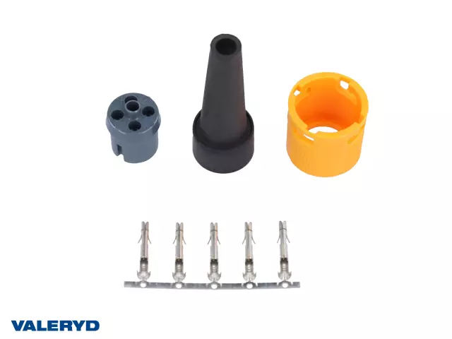 BAJONET LIITIN 5-NAPVASEN/KELT.SISÄINEN - Liittimet - 125-3109004 - 1