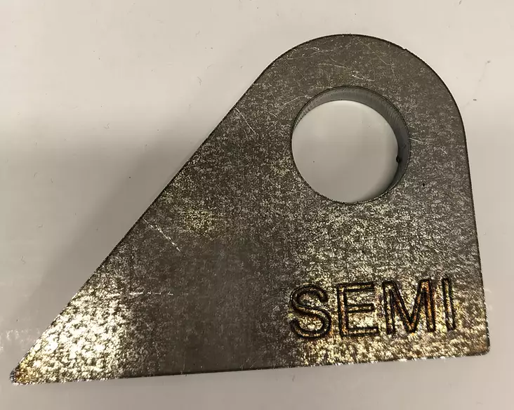 Sylinterin korvake 25mm 100x70 D25 - Hitsattavat korvakkeet - SK25 - 1