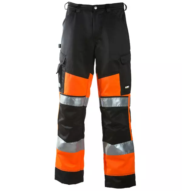 Dimex Turvahousu HV-oranssi/musta 46 - Dimex Työhousut - 6020-46 - 1