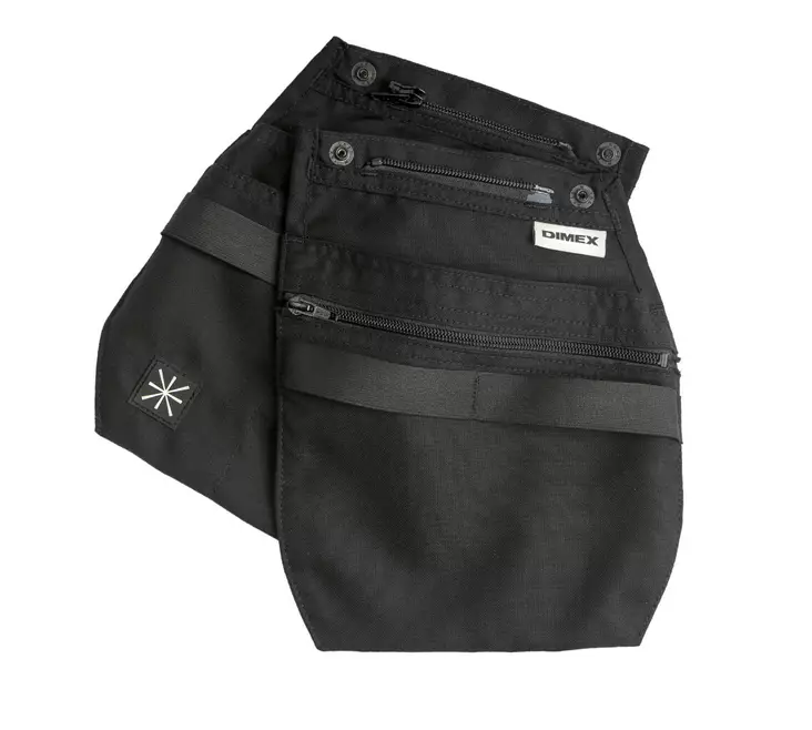 Riipputaskut Musta koko 2 - Dimex Vyöt, olkaimet ja polvisuojat - 4486 - 1