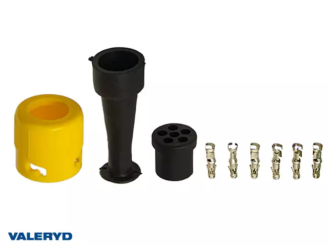 BAJONET LIITIN 6-NAP.VAS/KELT.,SISÄINEN - Liittimet - 125-3109007 - 1