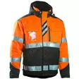 Dimex Turvatakki oranssi/musta XXXXL - Dimex Työtakit - 6021-XXXXL - 1