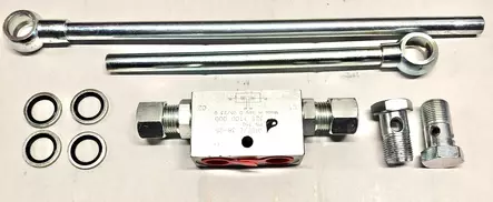 Kaksoislukkoventtiilisarja 3/8", pitkä - Vastaventtiilit - LV3812L38EP - 1