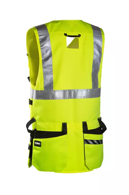 Dimex Riipputaskuliivi, kelt-must. - Dimex Työtakit - 6320-MT - 2