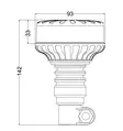 Revon Led-majakka Tappi kiin - Välähdysmajakat / varoitusvilkut - RLM361T - 2