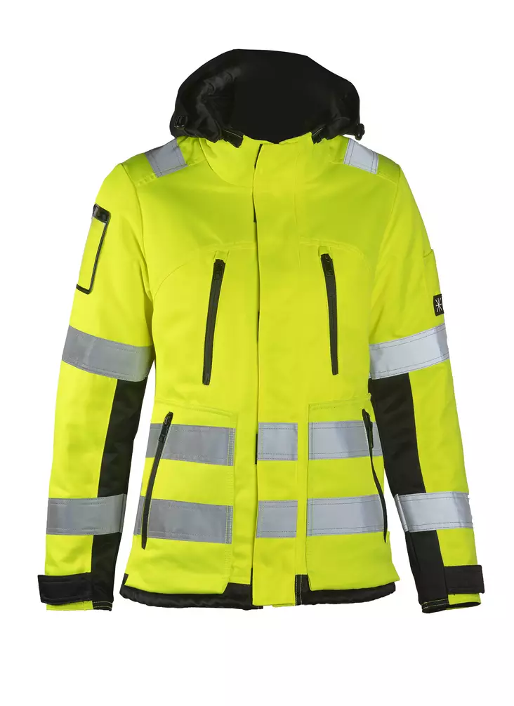 Dimex Talvitakki, kelt-must - Dimex naisten työvaatteet - 6177Y-MT - 1