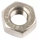 KUUSIOMUTTERI RUOSTUMATON A2 DIN934 - Ruostumattomat mutterit - 647-A2MT - 1